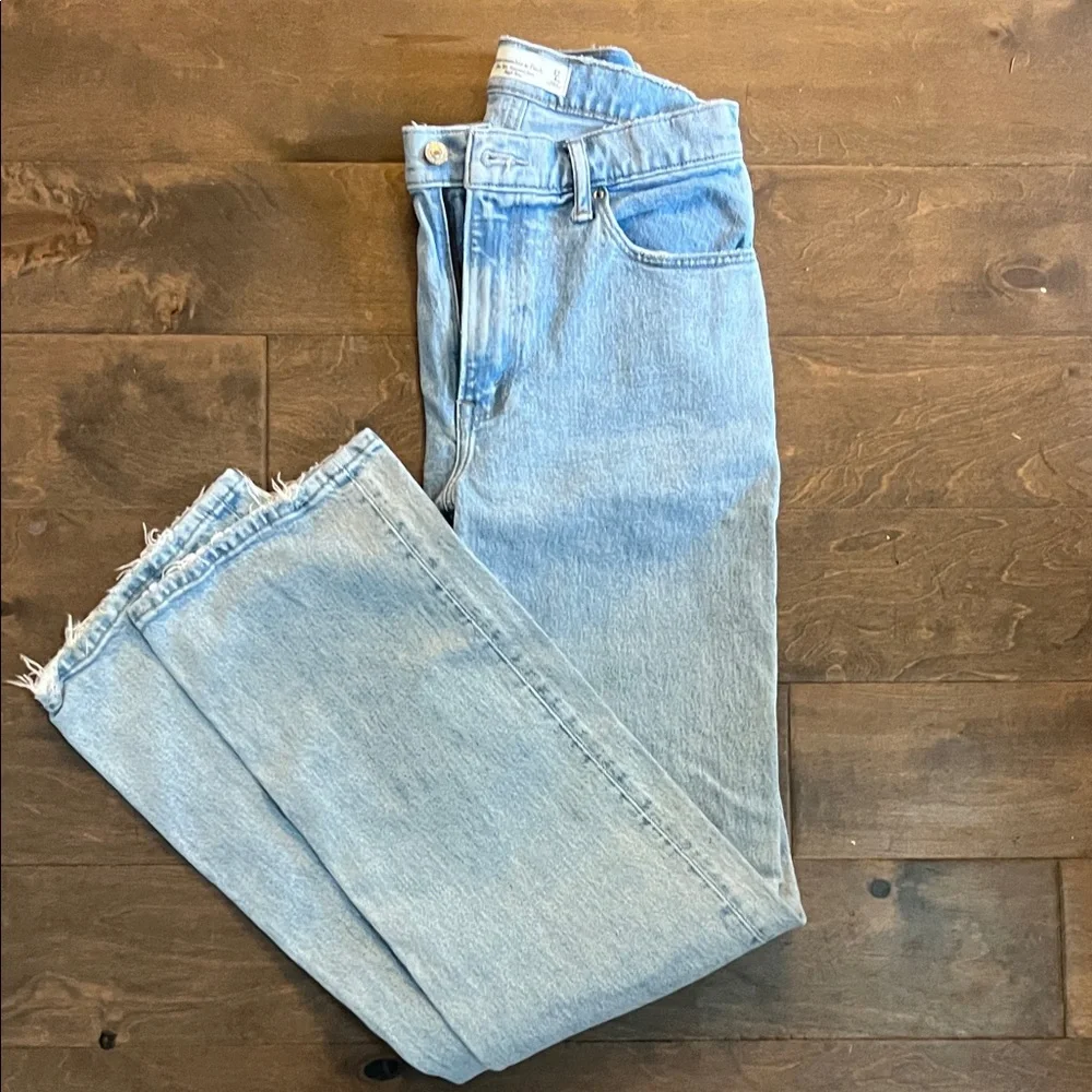 Abercrombie & Fitch Light Blue High Rise Jeans - Picture 2 of 2